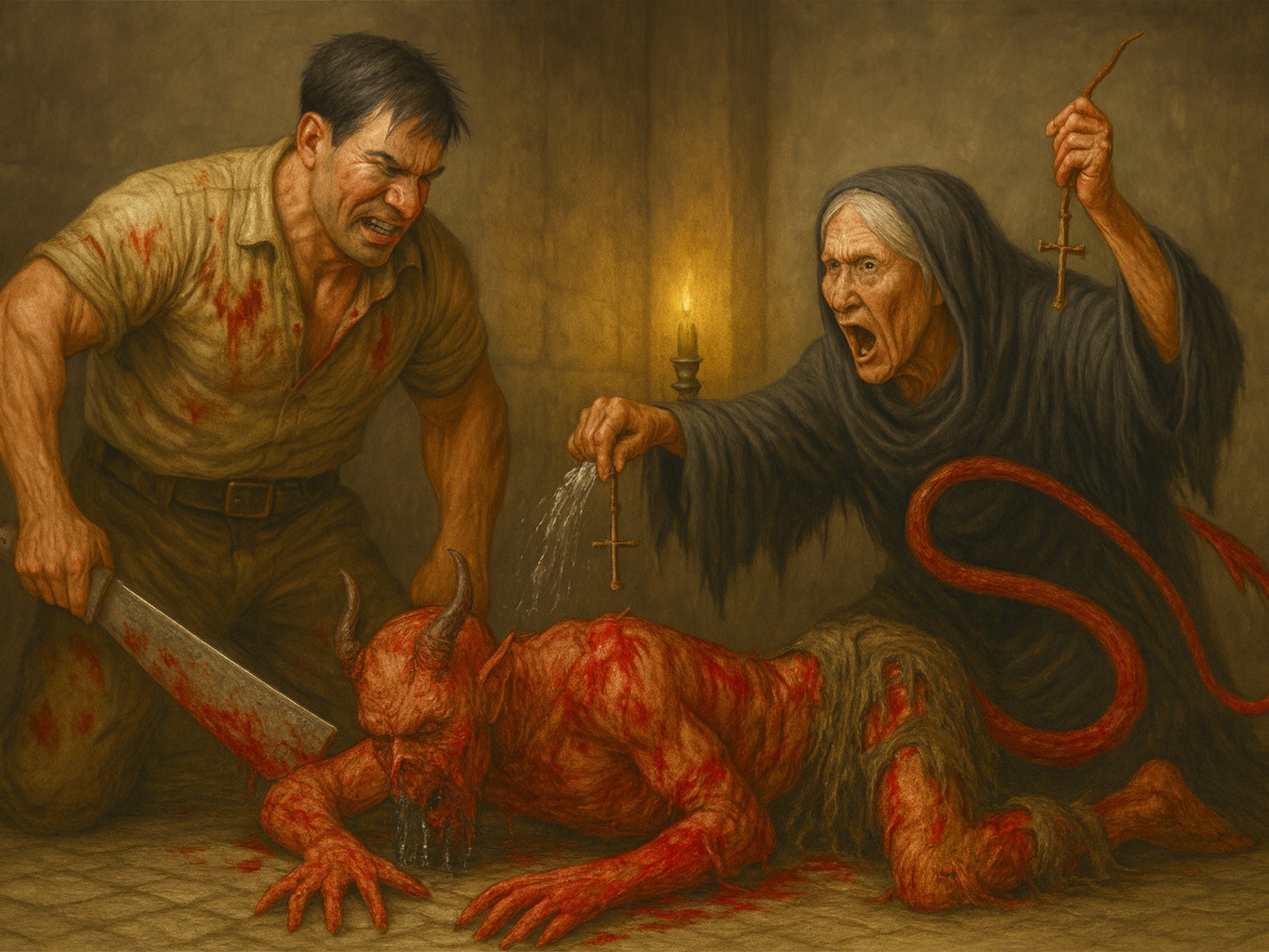 Leyenda Manabita: Machetearon al Diablo