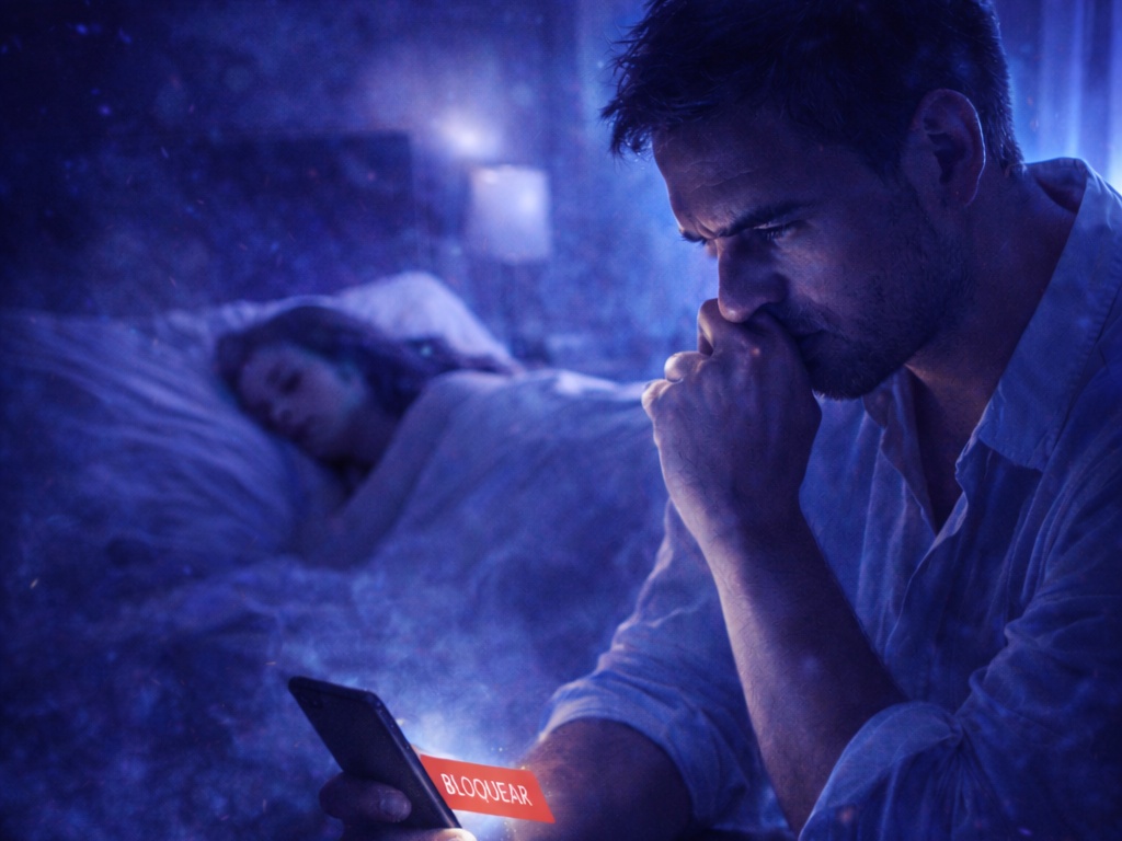 “Recibí una solicitud de amistad de una exnovia en Facebook mientras mi esposa dormía”