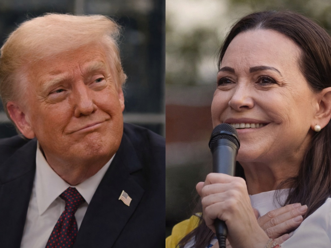"Merezco varios premios de la paz": Trump anuncia reunión con Corina Machado
