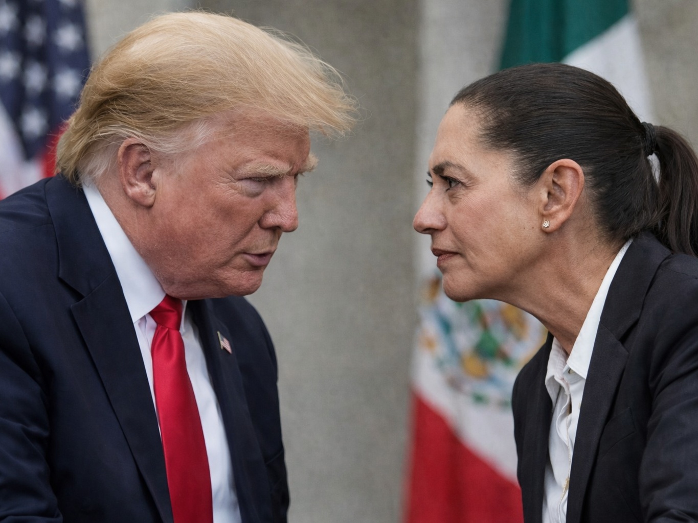 Sheinbaum y Trump dialogan y descartan intervención militar de EE. UU. en México