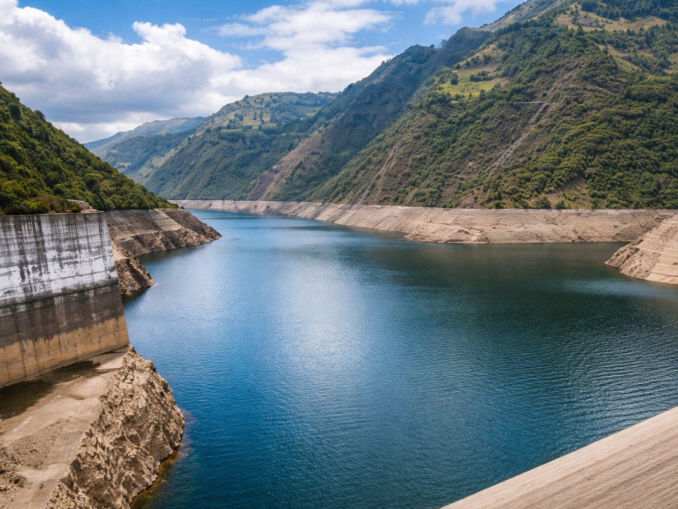 Lluvias del fin de semana duplican aporte hídrico al embalse Mazar desde Cuenca