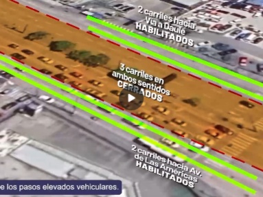 Cierres parciales en la avenida Juan Tanca Marengo desde el 16 de enero
