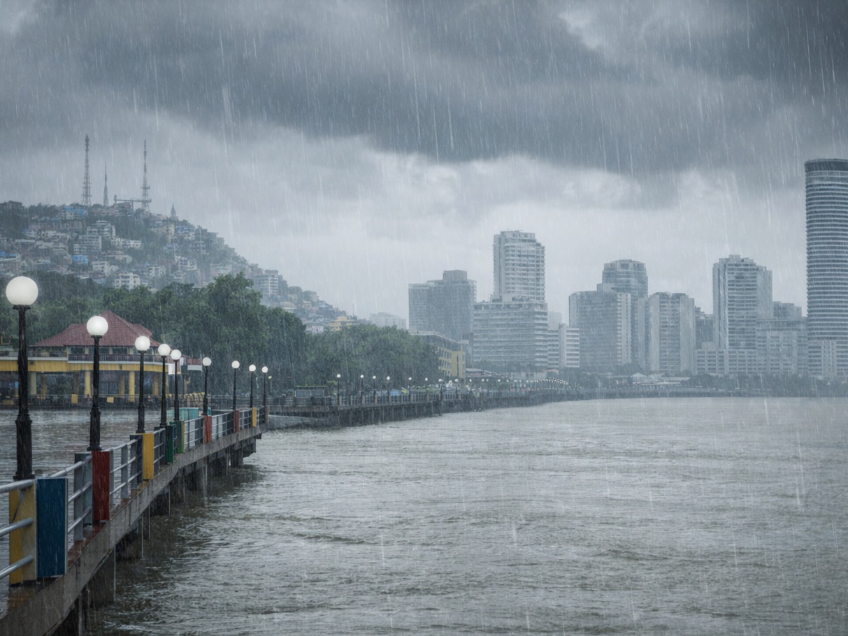 Guayaquil afronta una semana marcada por lluvias y altas temperaturas