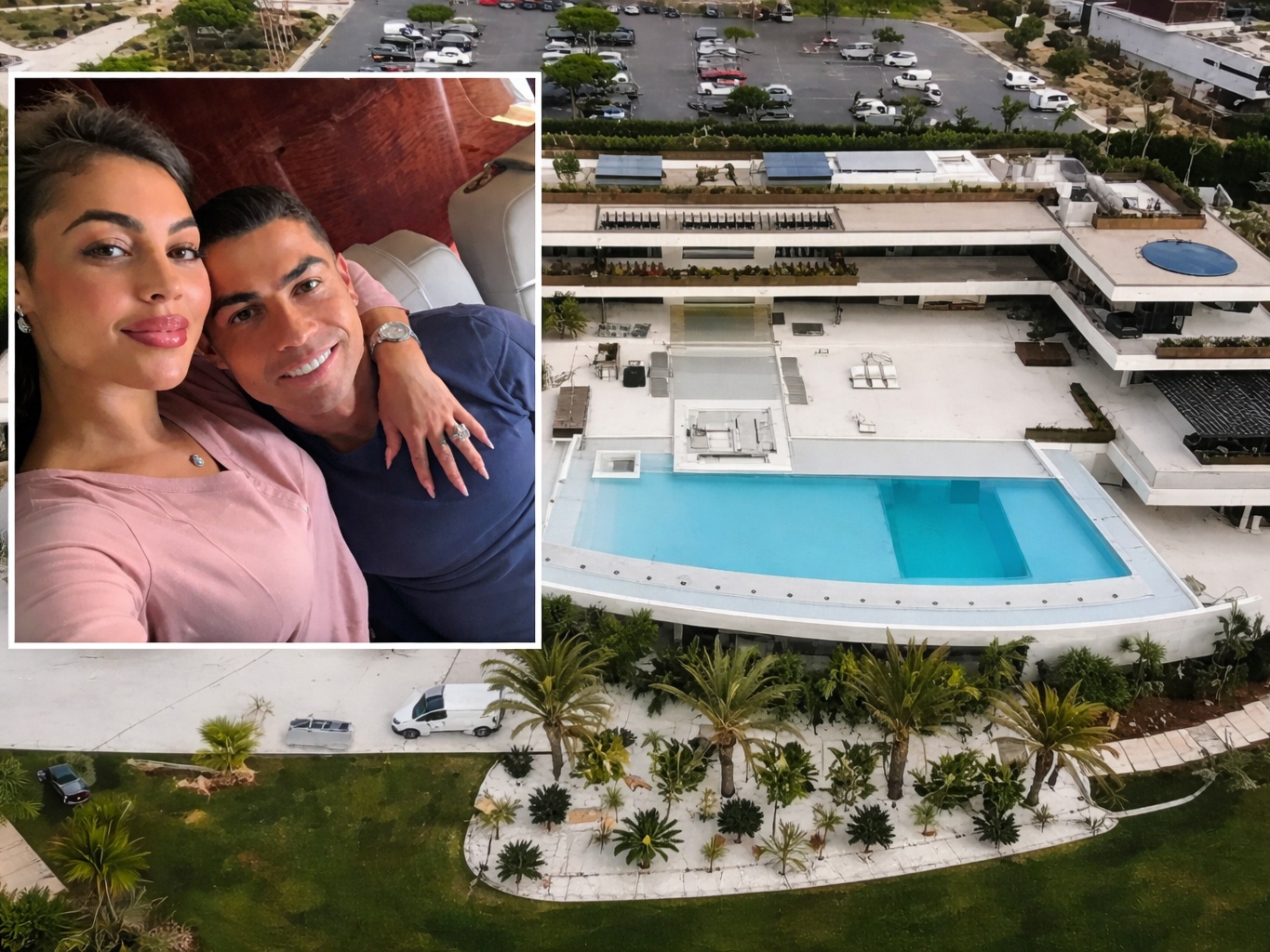 Cristiano Ronaldo y Georgina ponen a la venta su nueva mansión en Portugal por 35 millones