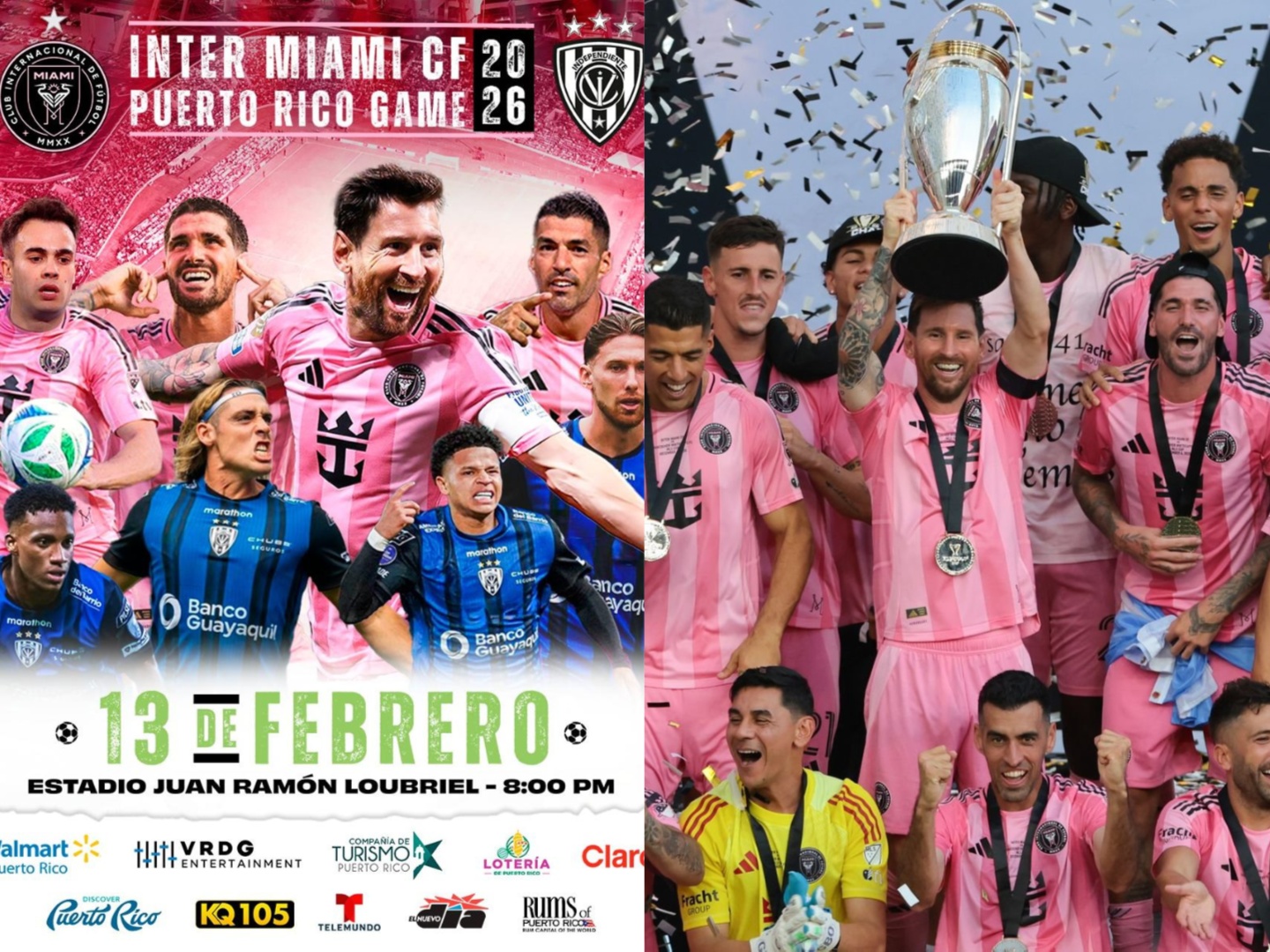 Messi e Inter Miami jugarán amistoso ante IDV en Puerto Rico