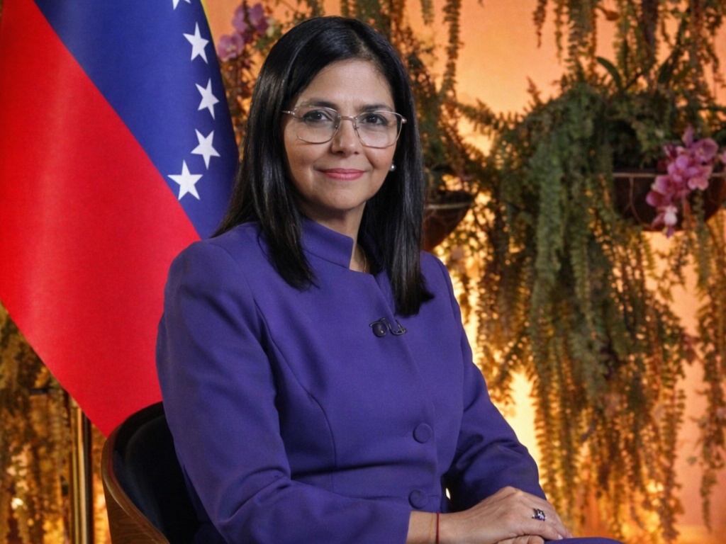 Delcy Rodríguez dice que habrá elecciones ‘libres y justas’ en Venezuela