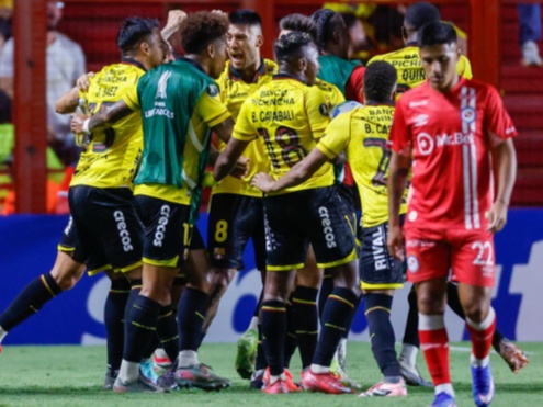 Barcelona SC. clasifica a la fase 3 de la Copa Libertadores eliminando a Argentinos Juniors