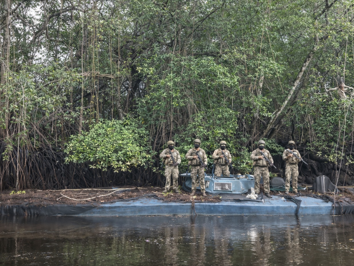 Narcosubmarino en Ecuador: Ejército incauta semisumergible de 35 metros