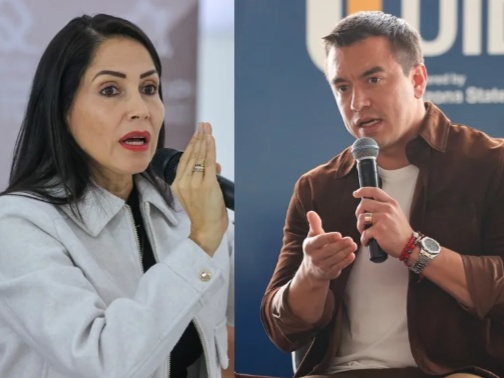 Luisa González responde a Noboa por viaje en toque de queda