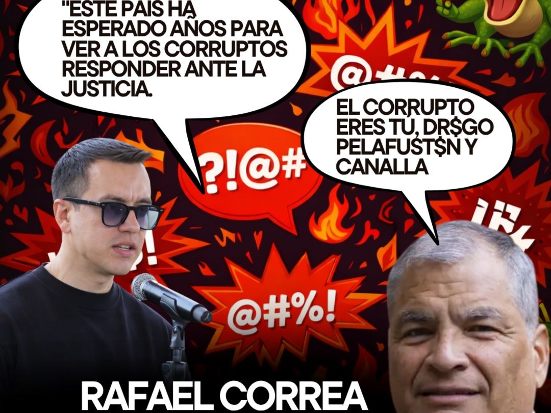 Correa vs Noboa: escala disputa por Jorge Glas en Ecuador