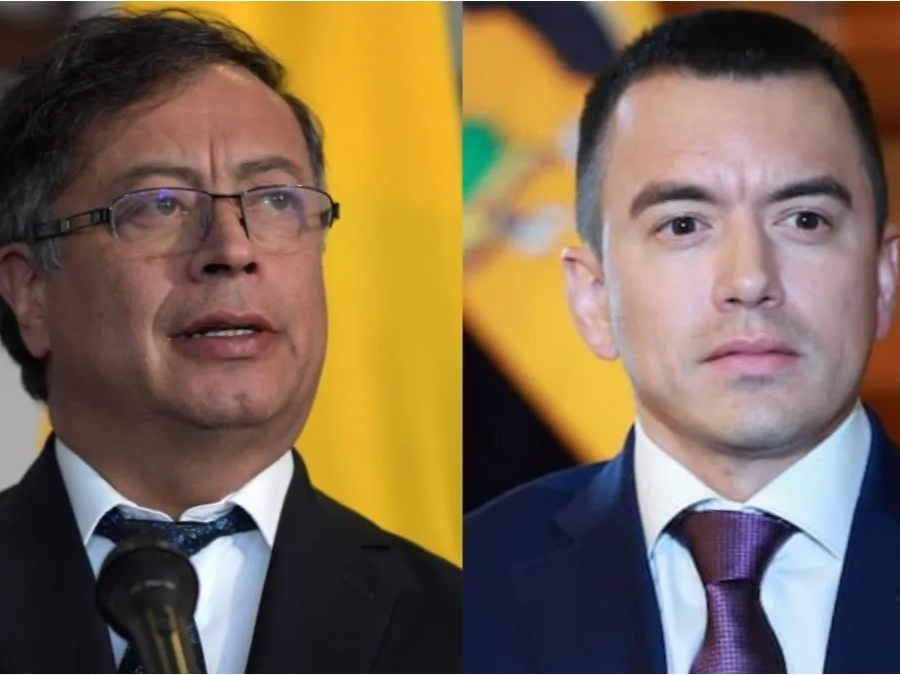 Noboa responde a Petro por aranceles del 100%