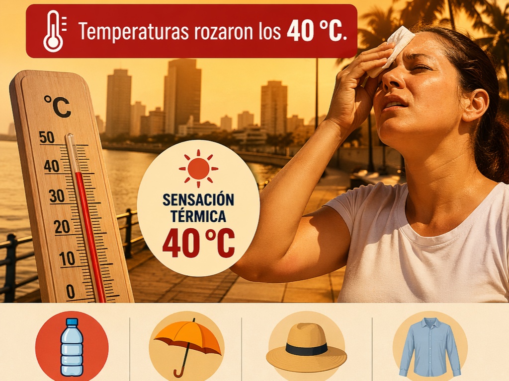 Ecuador enfrenta una ola de calor sin precedentes: temperaturas rozarán los 40 °C