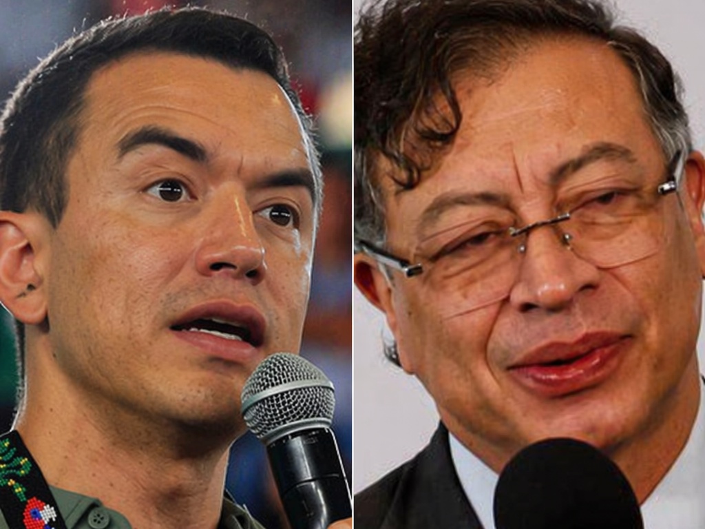 Noboa: “Petro baila merengue con la mafia” y escala la crisis con Colombia