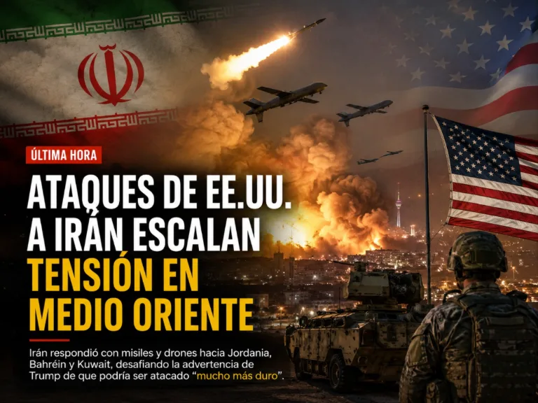 Ataques de EE.UU. a Irán escalan tensión en Medio Oriente