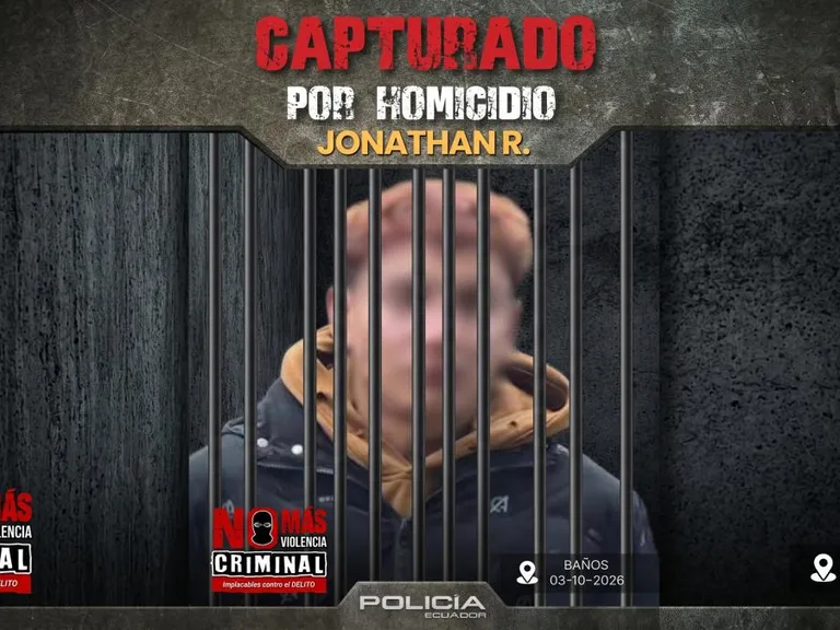 Asesinato tras una pelea en Baños de Agua Santa: detienen a Jonathan R