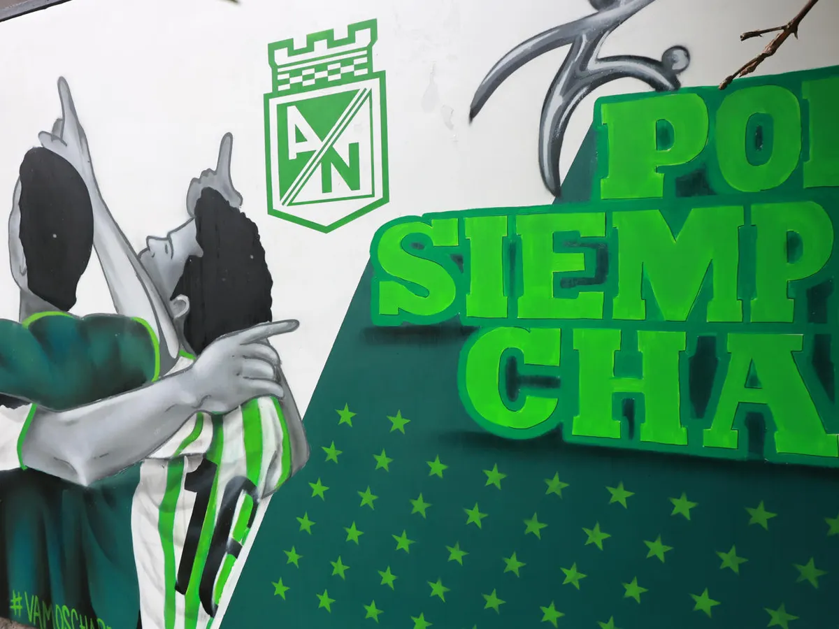 Atlético Nacional presenta mural por Chapecoense en su sede