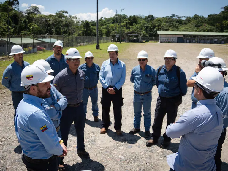 Bloque 21 de Petroecuador supera meta legal de empleo local