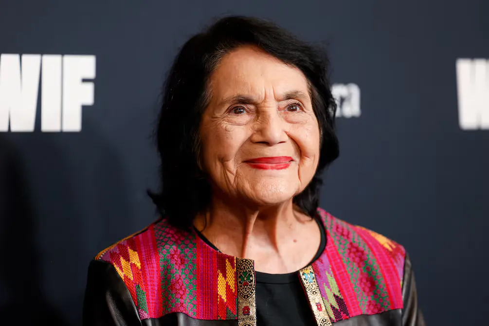 Dolores Huerta, líder sindical y activista de derechos civiles