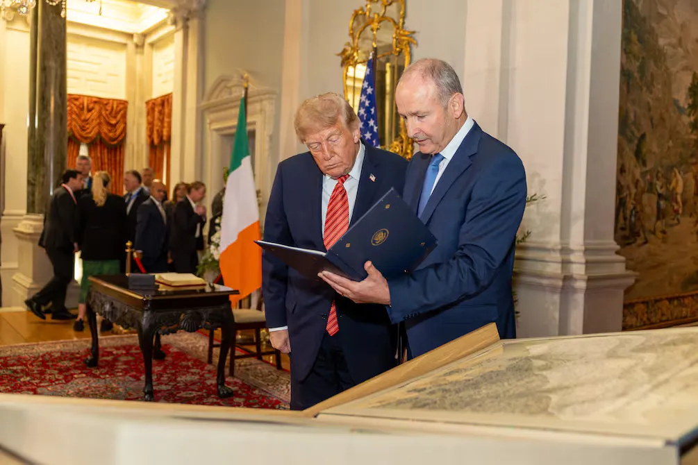Donald Trump dice que le ‘encantaría ver’ una Irlanda unificada
