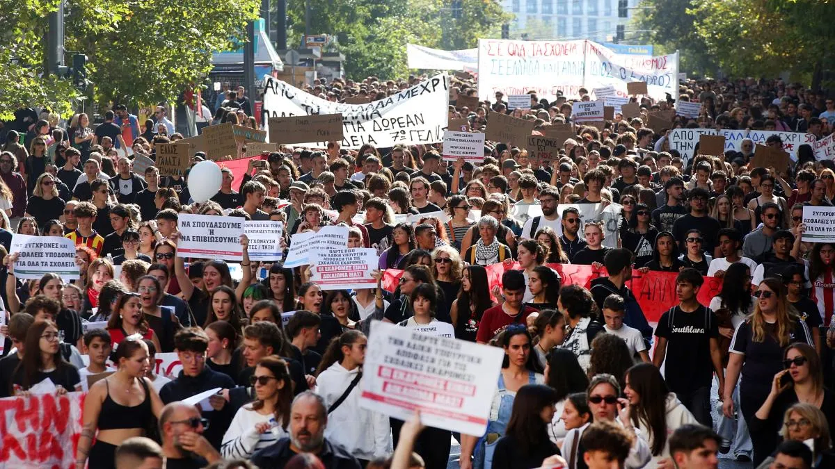Grecia: protestas por educación pública y costo de vida en Atenas
