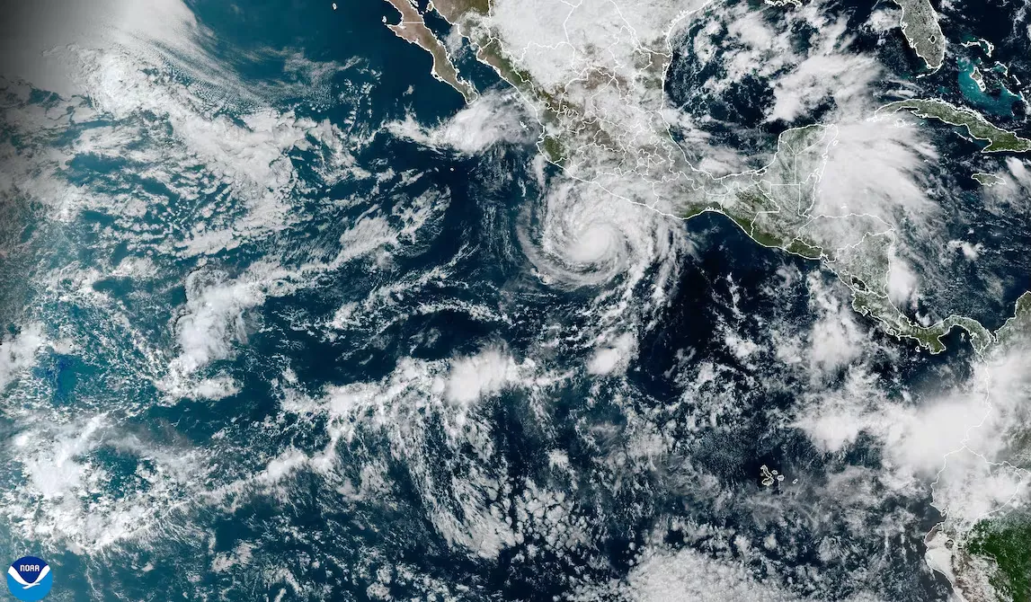 Huracán Trudy: México espera lluvias y oleaje en el Pacífico