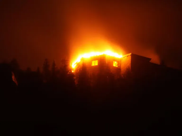 Incendio en el “Nido del Águila” de Adolf Hitler en Baviera