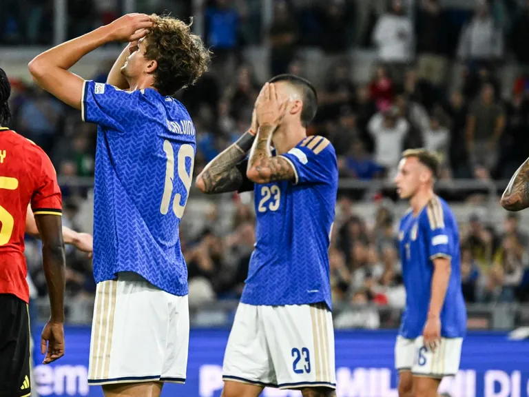Italia cae 0-2 ante Bélgica en el inicio de la Nations League