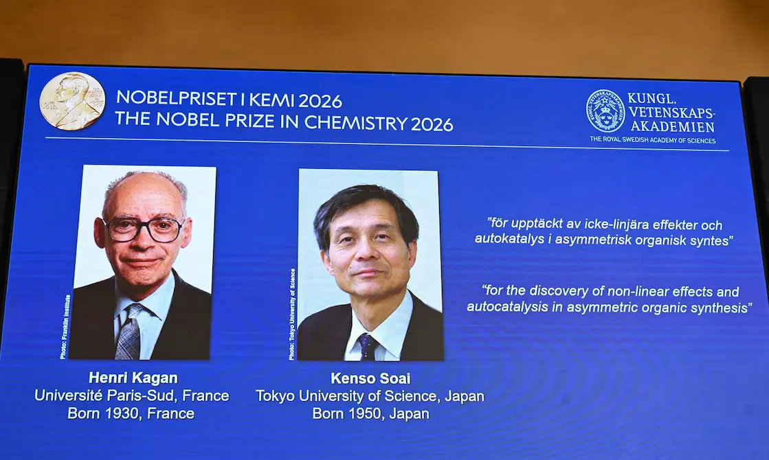 Nobel de Química premia a Henri Kagan y Kenso Soai