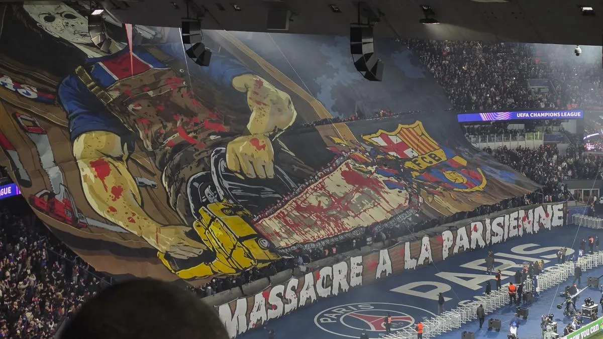 PSG afronta sanción UEFA por pancarta “Masacre a la parisina”