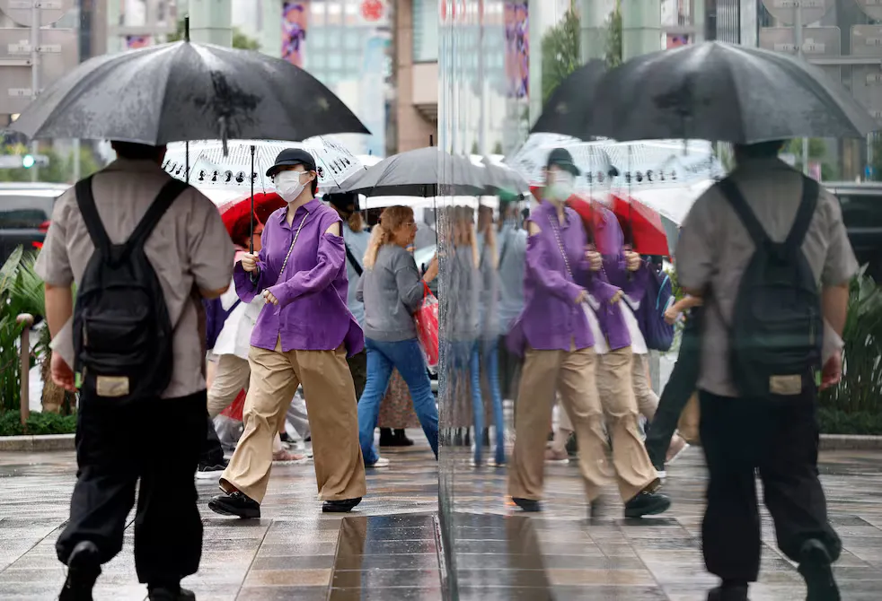 Tokio registra 34 días seguidos de lluvia, récord histórico