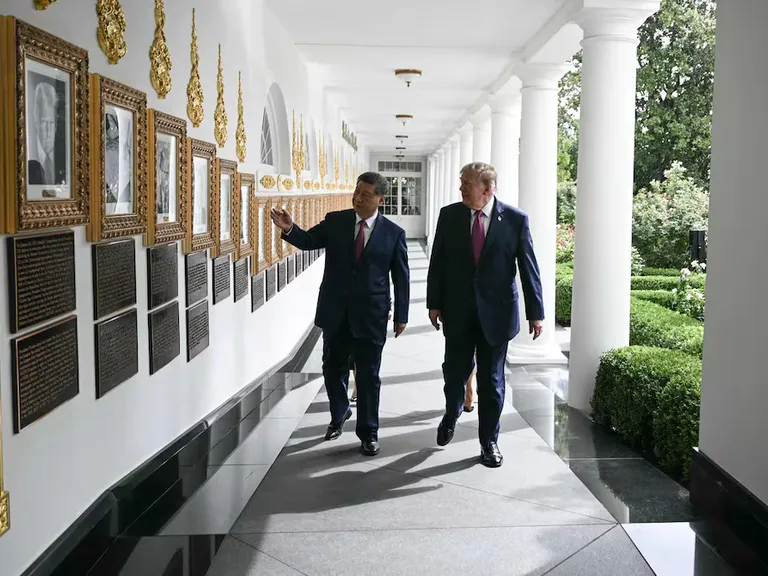 Xi Jinping se rió cuando Trump mostró imagen de Biden