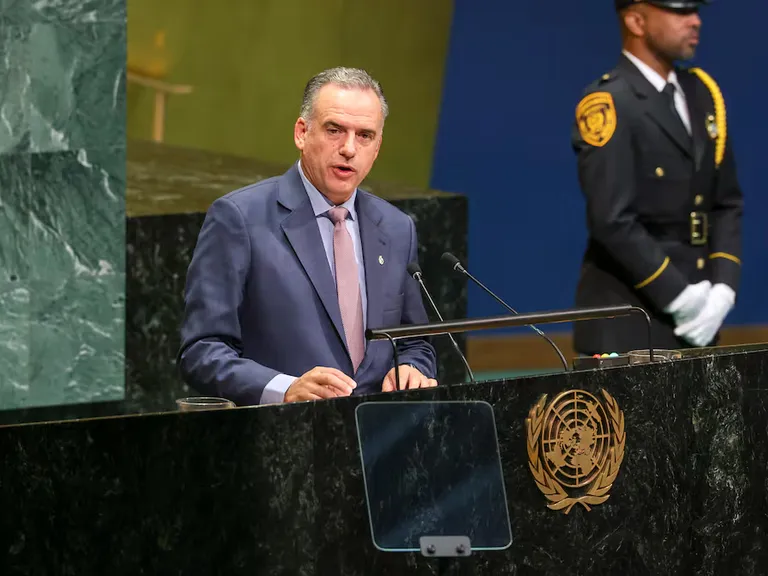 Yamandú Orsi pide en la ONU no ser indiferentes al sufrimiento
