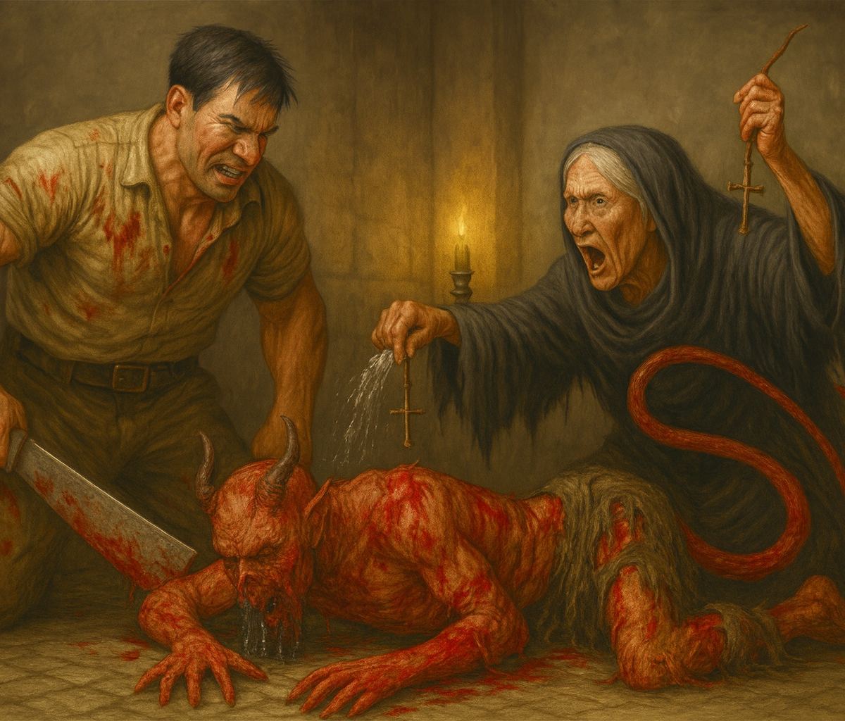Leyenda Manabita: Machetearon al Diablo