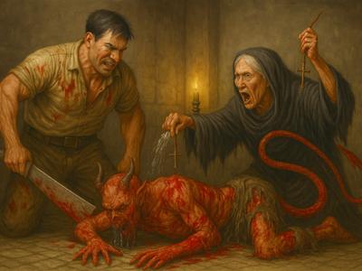 Leyenda Manabita: Machetearon al Diablo