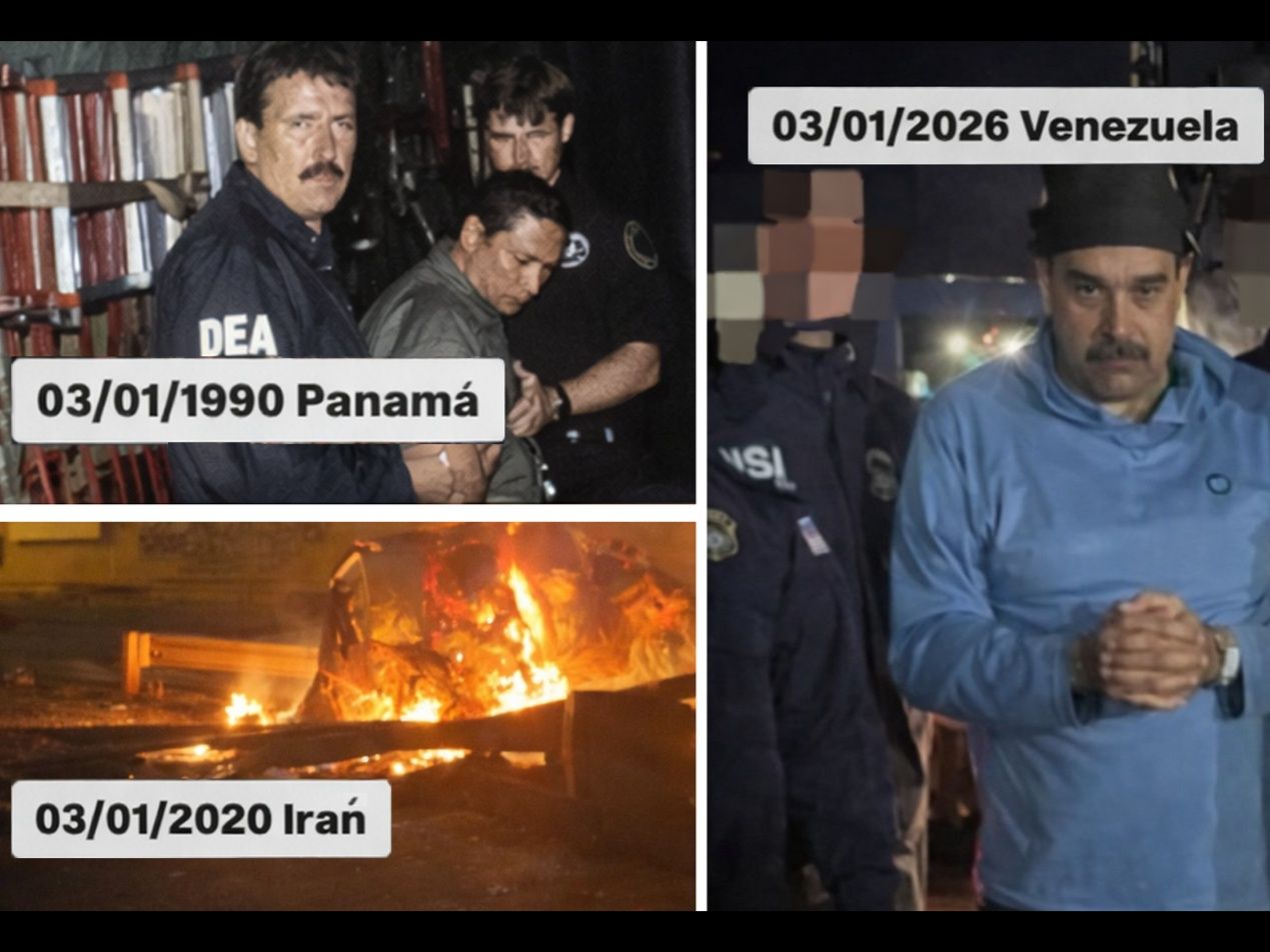 Venezuela, Panamá, Irak. Se repite el 3 de enero en operaciones armadas de EE. UU. 