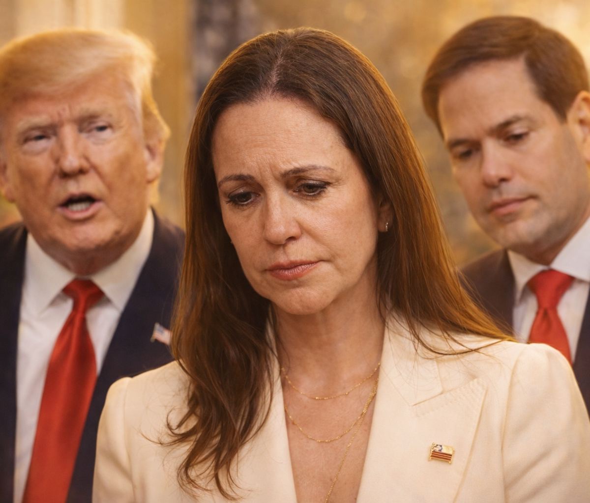 Trump y Rubio descartan a María Corina Machado y Estados Unidos toma control