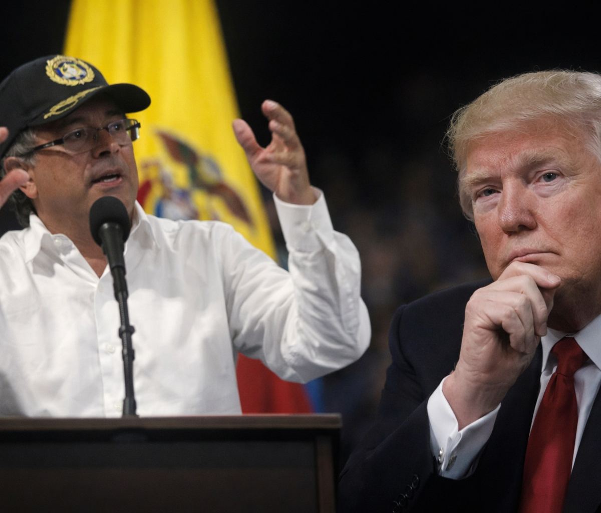 “Si me quiere meter preso, inténtelo”, dice Gustavo Petro, desafiando a Donald Trump