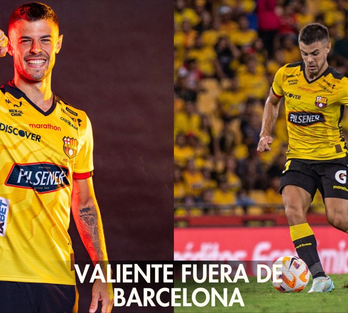 Joaquín Valiente no seguirá en Barcelona SC y regresa a Defensor Sporting