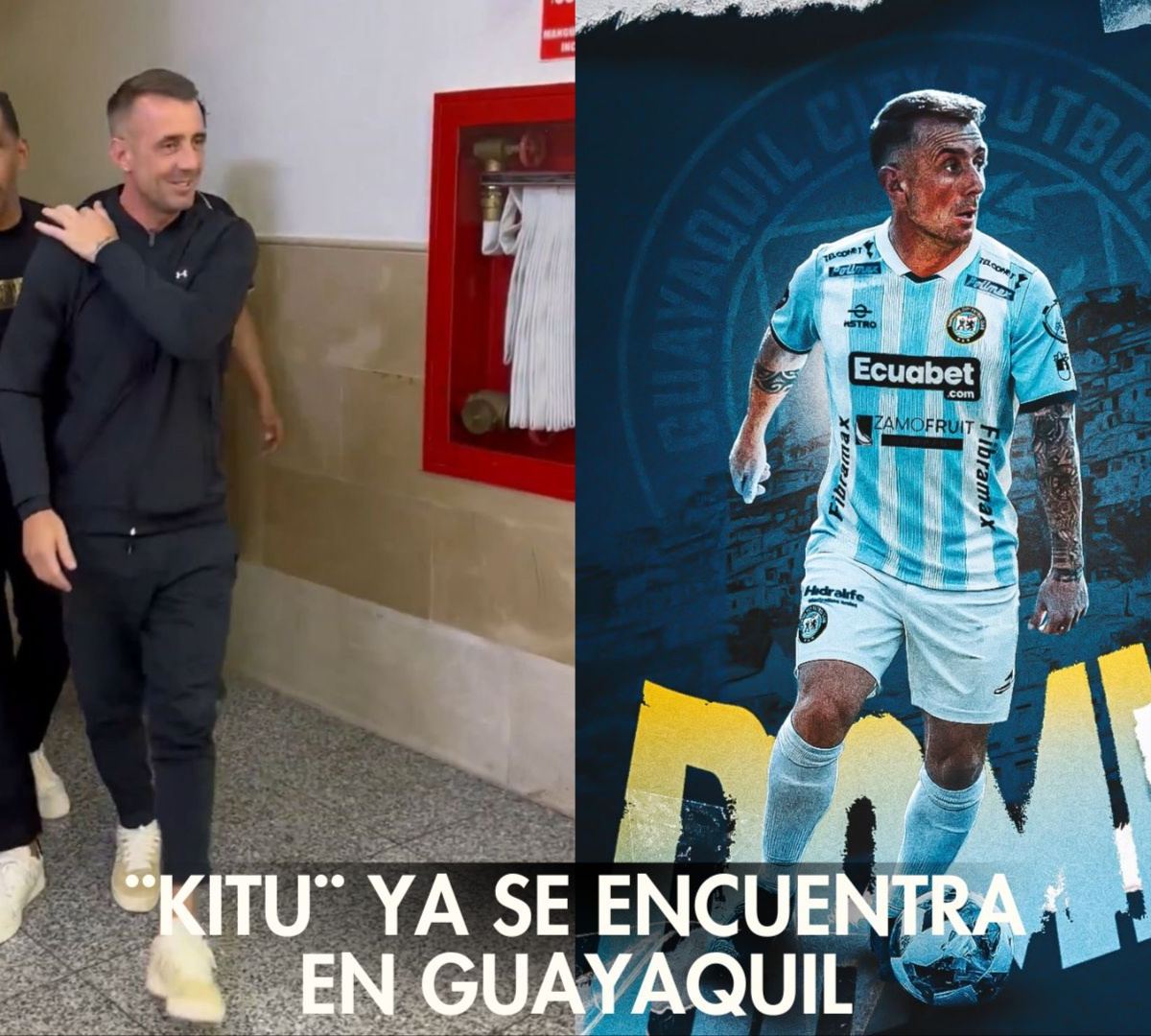 Damián Díaz llegó a Guayaquil para jugar en Guayaquil City
