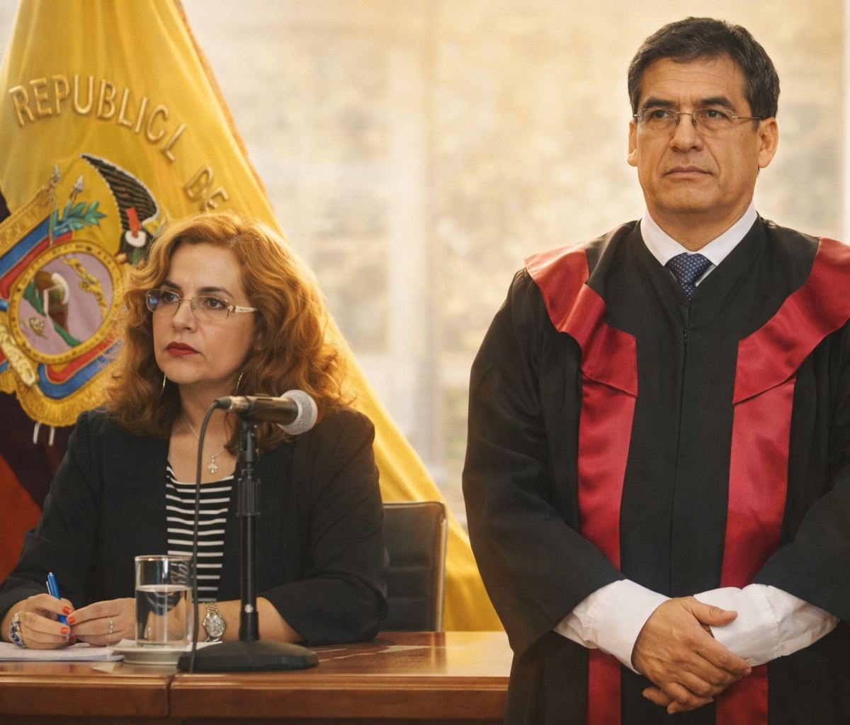 José Suing deja la Presidencia de la Corte Nacional; Camacho asume encargo