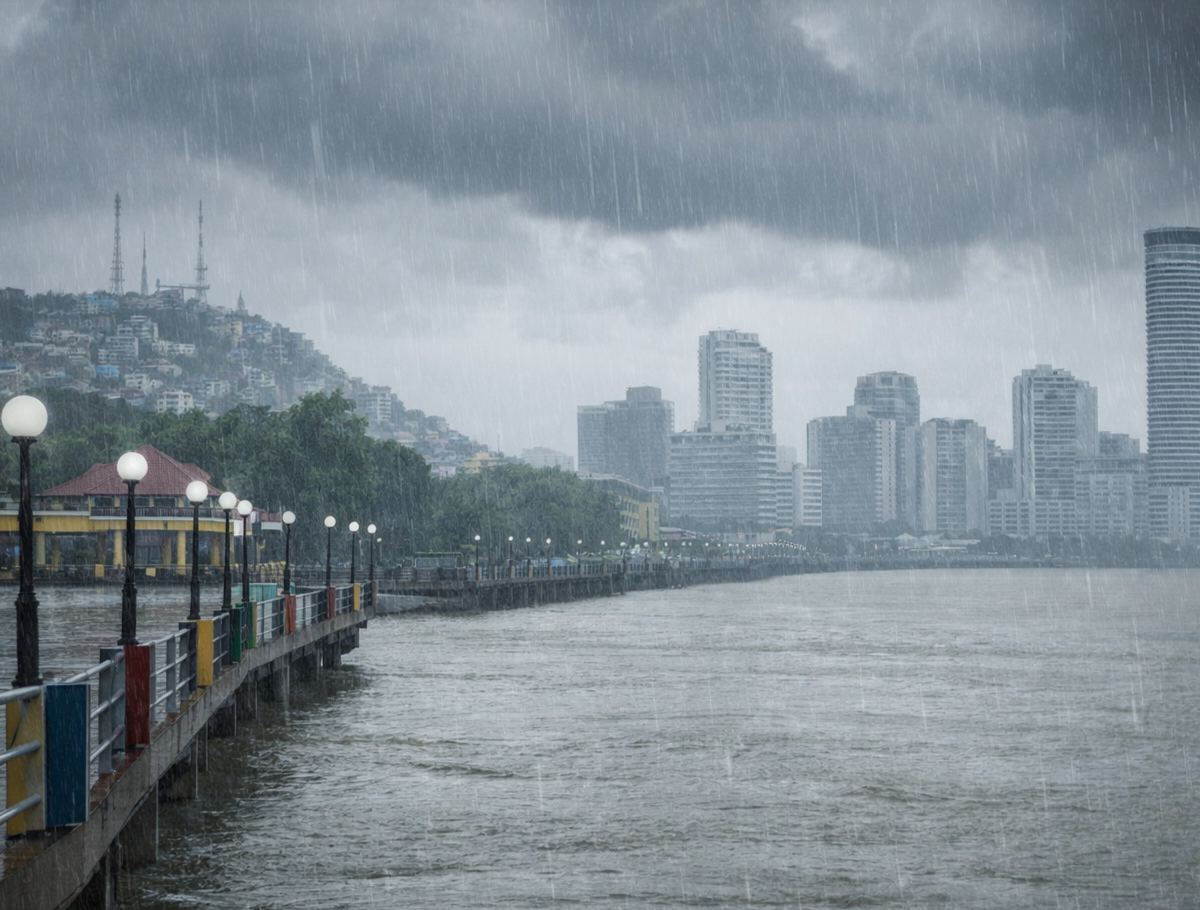 Guayaquil afronta una semana marcada por lluvias y altas temperaturas