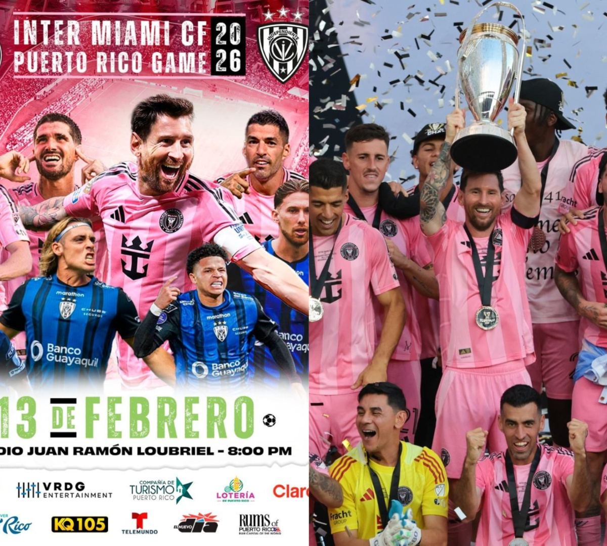 Messi e Inter Miami jugarán amistoso ante IDV en Puerto Rico