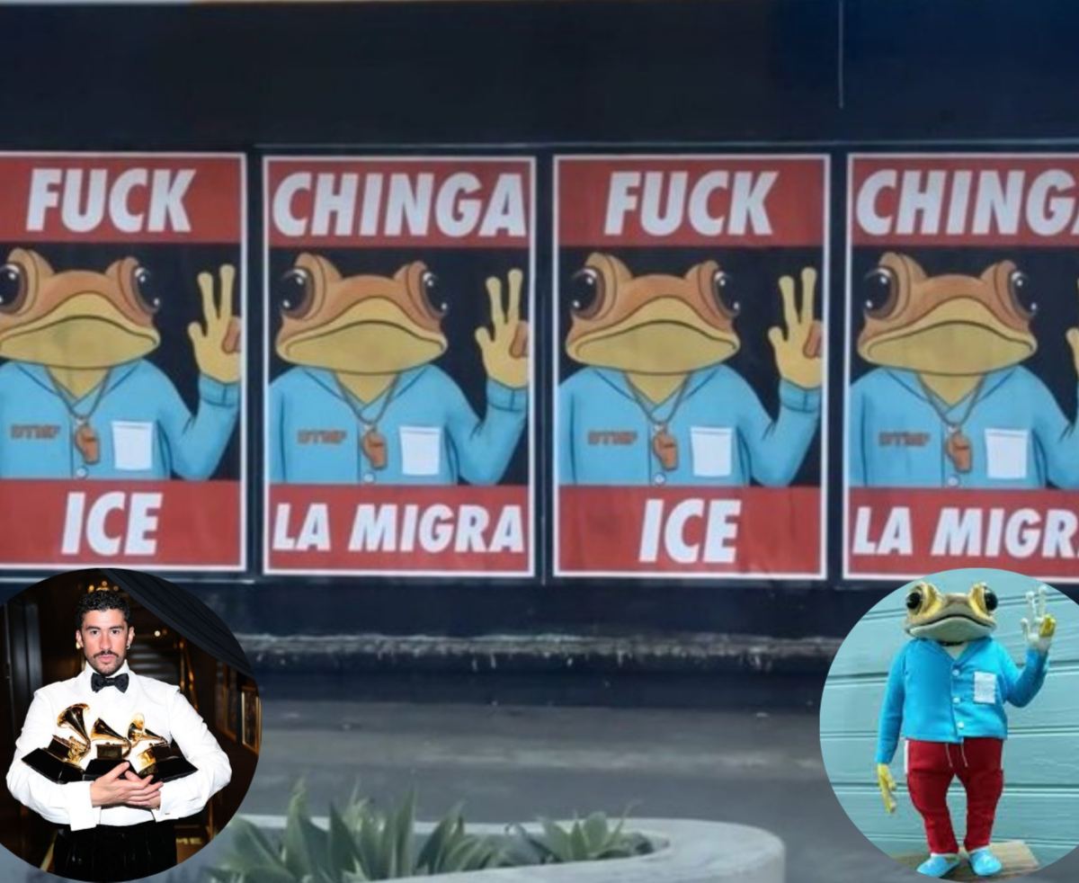 Sapo “Concho” se hace viral en San Francisco con protesta frente a ICE