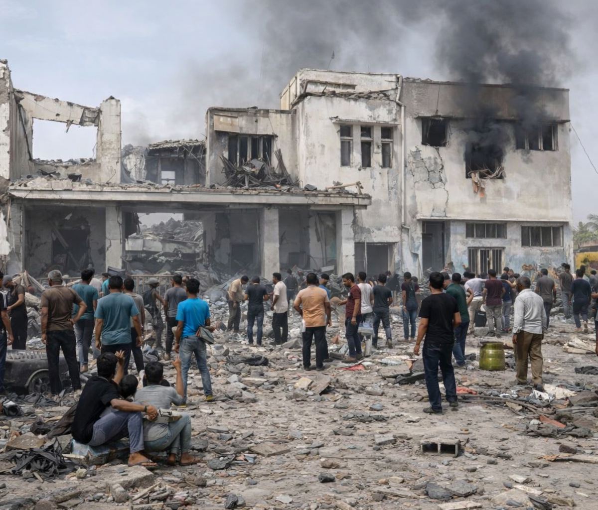 Caos en Teherán por bombardeos de Estados Unidos e Israel