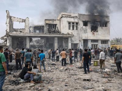 Caos en Teherán por bombardeos de Estados Unidos e Israel