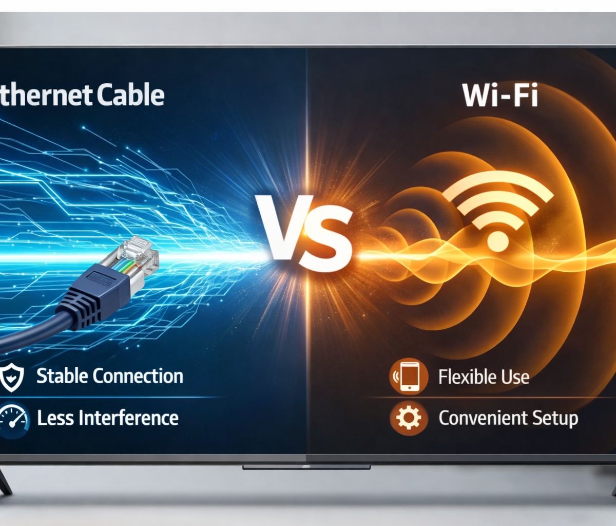 WiFi o cable Ethernet: cuál es mejor para ver streaming en TV