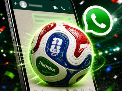 WhatsApp activa el emoji Trionda para el Mundial 2026