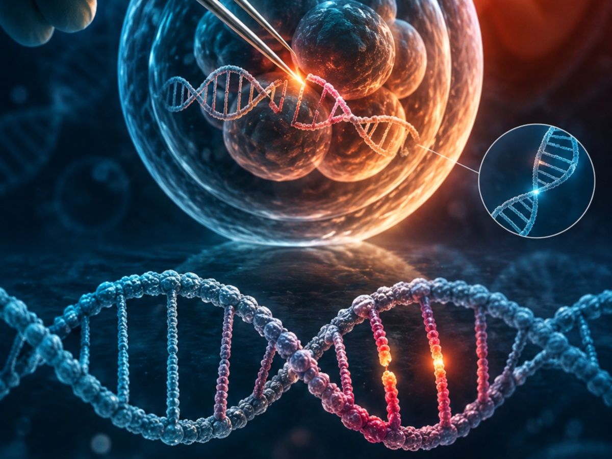 Logran editar genes en embriones humanos sin dañar cromosomas