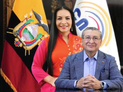 Diana Atamaint deja la Presidencia del CNE tras ocho años y José Cabrera asume el liderazgo del organismo