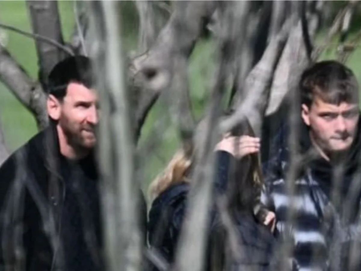 Lionel Messi despide a su padre Jorge Messi en Rosario